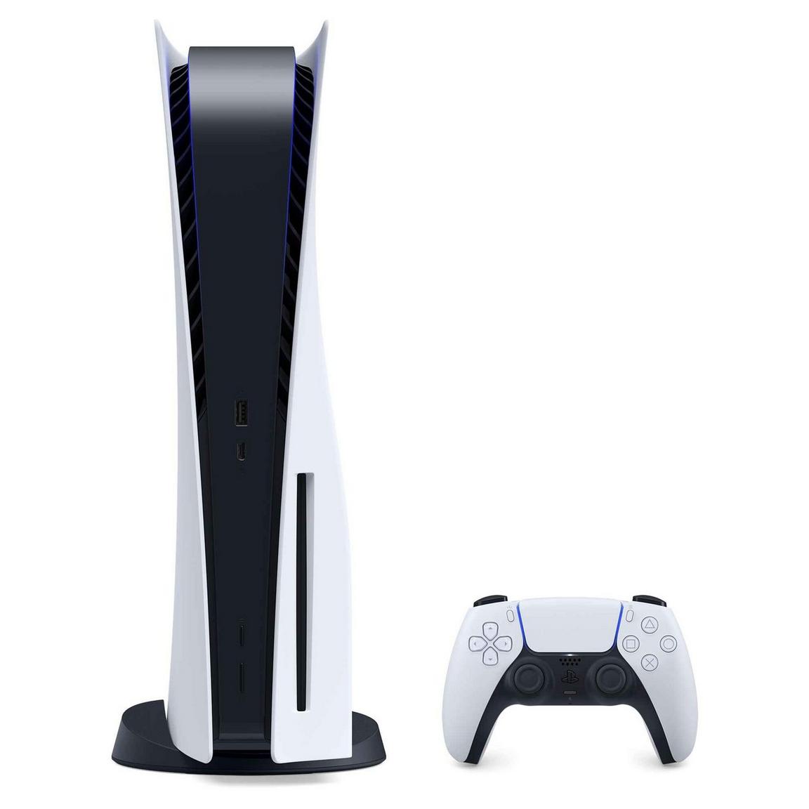 Sony PlayStation 5 Digital Edition Game Console in White