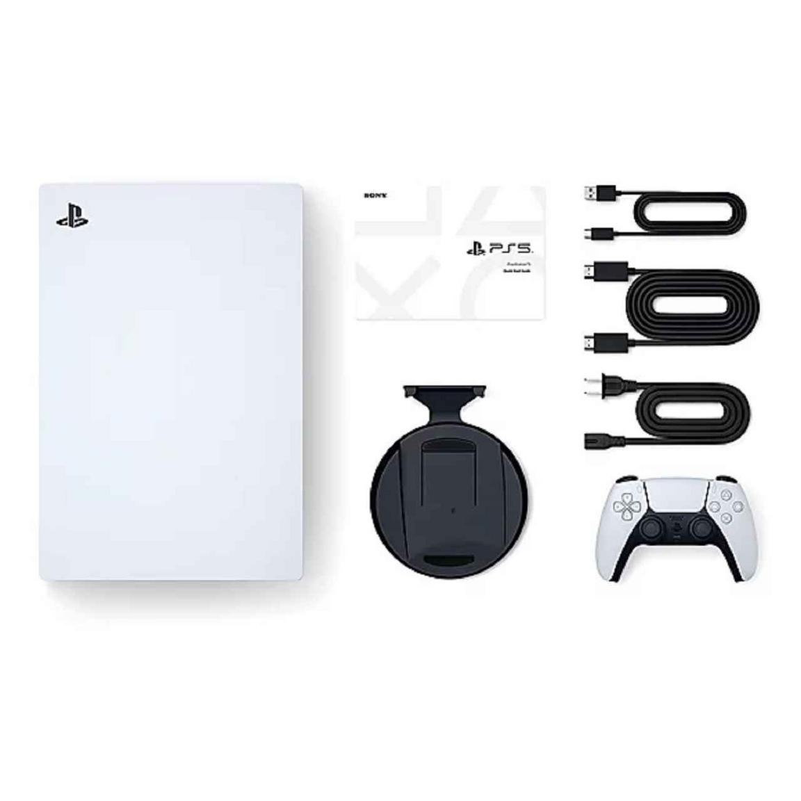 Sony PlayStation 5 Digital Edition Game Console in White