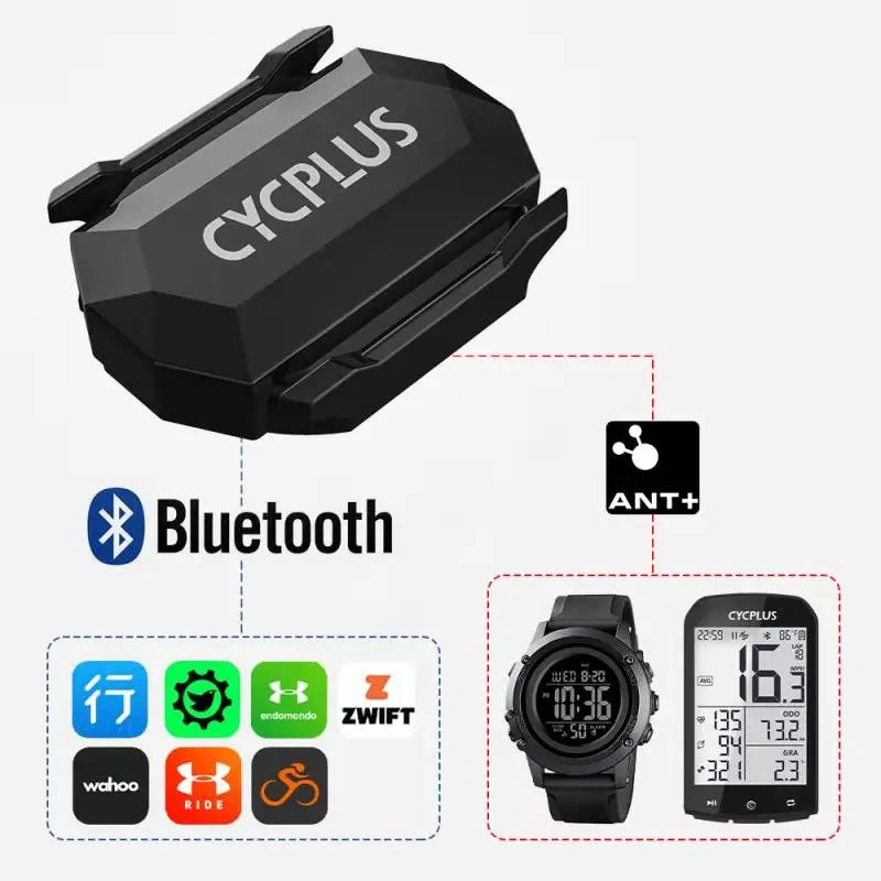 CYCPLUS Cadence Speed Dual Sensor Bike Computer Speedometer ANT+ Bluetooth Waterproof GPS Cycling Bicycle Accessories