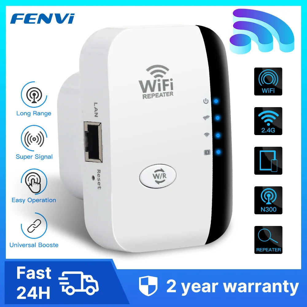 FENVI 300Mbps Wireless WIFI Repeater Remote Wifi Extender WiFi Amplifier 802.11N WiFi Booster Repetidor Amplifier Wi Fi Reapeter