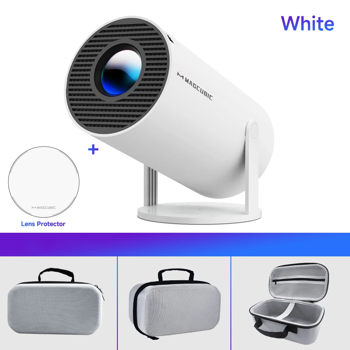 Magcubic Projector HY300 Pro 4K Android 11 Dual Wifi6 290ANSI Allwinner H713 BT5.0 1080P 1280*720P Home Cinema Outdoor Projetor